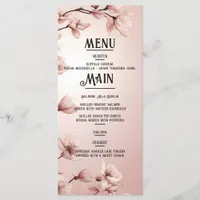 Blossoming Romance: A Full Floral Wedding Theme Menu