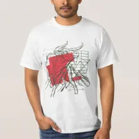 Bull Stock Market Chart T-Shirt