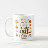 A Few of My Favorite Fall Things | Fall Seasonal Coffee Mug