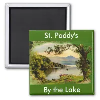 Vintage St. Paddy's By the Lake Magnet