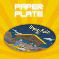 Happy Easter - Nativity | Paper Plates