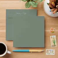 Sage Green Wedding Stationery Colored Envelope