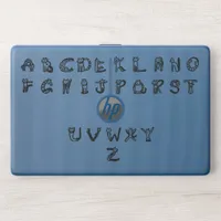 Laptop Skin - Feline Alphabet