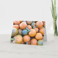 Fall Blessings Fall Pumpkins Display Card