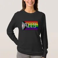 LGBTQIA+ Ally | Rainbow Flag T-Shirt