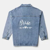 Boho Bride Wedding Denim Jacket