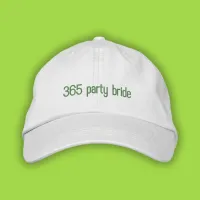 365 Party Bride Green Pop Girl Summer Dad Hat