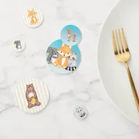 Woodland Animals Forest Baby Shower confetti