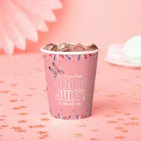 Sparkling Independence Day Holiday Paper Cups