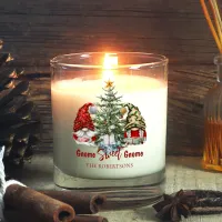 Gnome Sweet Gnome Cute Watercolor Christmas Scented Candle