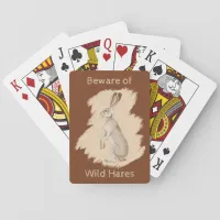 Jack Rabbit and Friends Playing Cards