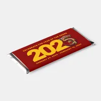 Red Gold Year of the Snake 2025 Hershey Bar Favors