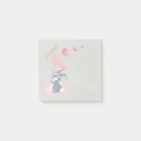 Cute Cartoon Bunny Valentine Notes