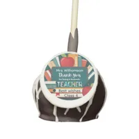 Cute Books Apple Appreciation Thank You Teacher Cake Pops