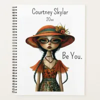 Be You Quirky Whimsical Woman, Change Name, Year Planner