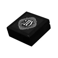 Elegant Goth Initial M Gift Box