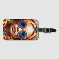 Girl's Beach Vibes Luggage Tag