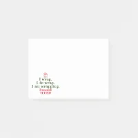 Christmas Pun | Funny Holiday Grammar Humor Post-it Notes
