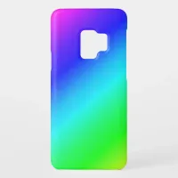 Diagonal Rainbow Gradient Blue to Green Case-Mate Samsung Galaxy Case