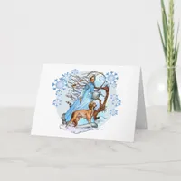 Winter Walk Greeting Card