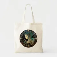 Virgo Zodiac Woman Tote Bag