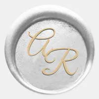 *~* PERSONALIZE Silver Gold Wax Seal Wedding