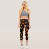 Pumpkin Capri Leggings