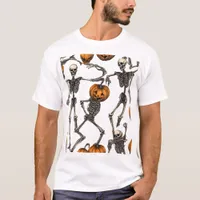 Halloween dancing skeletons T-Shirt