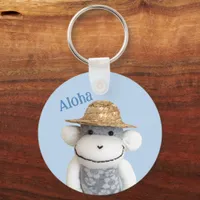 Aloha Sock Monkey(Boy) Keychain