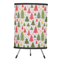 Multicolor Christmas Tree Tripod Lamp