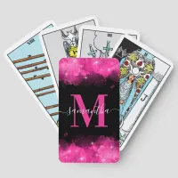 Pink Celestial Signature Monogrammed Tarot Cards