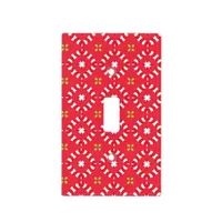 Christmas Holiday Charm Pattern 04 -  Light Switch Cover