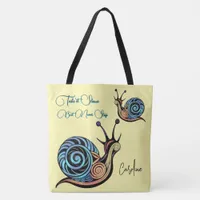 Emotional Encouraging Message Pastel Fluid Colors  Tote Bag