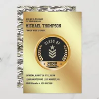 Army/Military themed Graduation Party Invitation