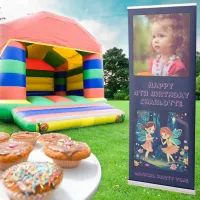 Enchanted Forest Fairies Birthday Party | Photo Retractable Banner