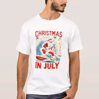 Festive Santa Shirt: White Delight T-Shirt