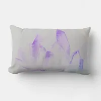 *~* Crystals Modern Abstract Watercolor New Age Lumbar Pillow