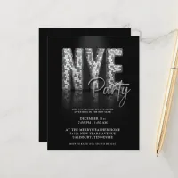 Budget Silver Disco Glitter New Years Eve Party