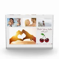 Custom Cherry Love Photo Block 