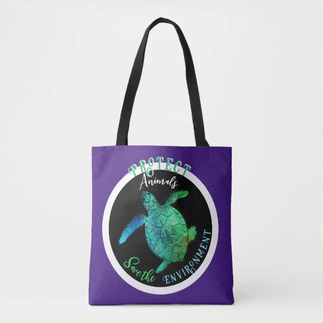 Marine life sentinel tote bag