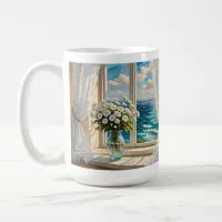 Pretty Ocean Scene Coastal Art Coffee Mug