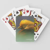 Emerging from the Green: Golden Pheasant Playing Cards