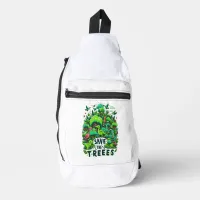 Prehistoric Guardians: Save the Trees Sling Bag