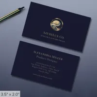 Sophisticated Luxury Logo Business Card