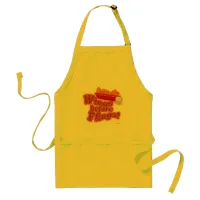 Wings Before Flings Chicken motto Adult Apron