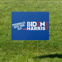 Personalize For Biden / Harris 2020 Outdoor Yard Sign