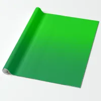 Lime and Kelly Green Ombre Wrapping Paper