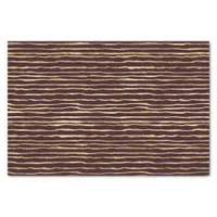 Burgundy and Gold Striped Doodles, Elegant Craft Tissue Paper