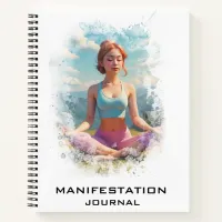 *~* Manifestation AP85 Manifesting  Yoga Lady Notebook