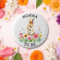 Nonno to be | Woodland Themed Baby Shower  Button